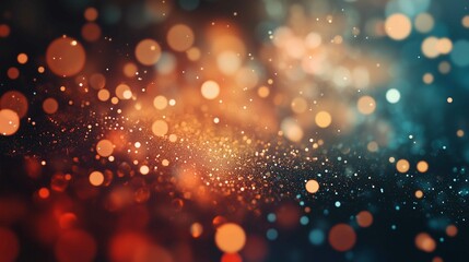 Wall Mural - Colorful Bokeh Lights Abstract Background
