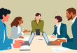 © Westend61 - Businesswoman planning strategies with colleagues in meeting at office