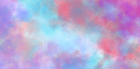Wall Mural - watercolor cloudy color multicolor abstract blurred watercolor grunge texture background. polished a