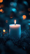 © M.Gierczyk - Bright Candle Flame Against Dark Background