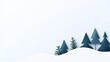 © Tackey - Winter Landscape with Paper Trees and Snow