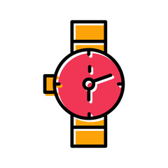 Monitor Watch Vector Icon