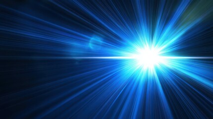blue light flare - flash light streak ray