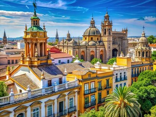 Andalusian charm meets Seville's breathtaking buildings and Spanish countryside.