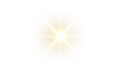 png yellow light effect reflections, neon illumination in yellow colors. bright light lens. png spot