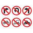 © akhmad - Traffic symbols and prohibition signs design