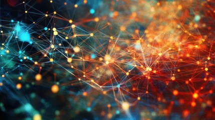 sparkle of data and connections. exploring the geometry of networks. the structure of virtual systems.