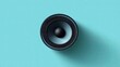 © Kamal - Minimalist speaker icon representing balanced volume, ideal for visuals related to sound control and audio themes. Includes copy space for creative use in design projects.
