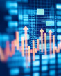 © MNFTs - Futuristic data visualization with upward trends and growth indicators