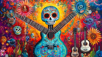 Day of the Dead Guitar