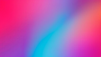 Wall Mural - gradient background from hot pink to bright blue with soft transition flow. created with generative 