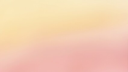 Wall Mural - soft yellow to pink flat gradient background with gentle color fade. created with generative ai tech