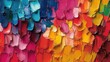 © Vesna - intricate pattern of abstract multicolored brushstrokes creating a seamless texture vibrant hues clashing beautifully evoking creativity and artistic spirit