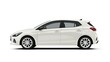 © Anton - Modern white hatchback car profile on isolate background