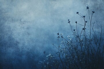 Wall Mural - dark blue grunge background texture, vintage, dark tones, ultra-realistic photography
