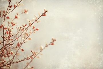 Wall Mural - a vintage photo texture in light brown tones, with dusty and grainy effects that evoke an aged or re