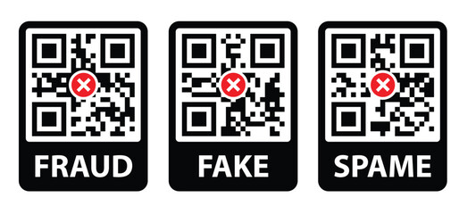 Spam, QR code fraud. Fake QR code phishing, or quishing, social engineering phishing attack deceives. its recipient into scanning, redirecting the person to a bogus website and criminals stealing data