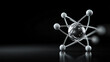 © Worakit - 3D rendering of atomic structure with electrons orbiting nucleus, showcasing scientific concepts in visually striking manner