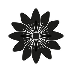 Poster - flower nature icon isolated