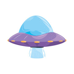 Wall Mural - ufo flying space ship