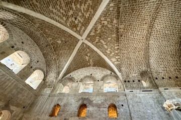 The unique interior of ancient St Nicholas Church in Turkey