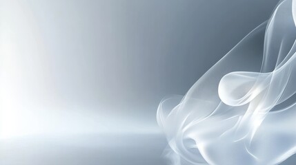 Wall Mural - a soft grey background with smooth gradients and delicate textures, ideal for calming and elegant de