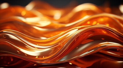 Wall Mural - Rich gold background with elegant texture, ideal for luxurious designs, adding a sophisticated and opulent touch to any decor.