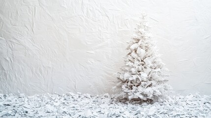 Wall Mural - christmas ornaments and pine cones resting on snow with fir branches