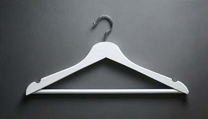 coat hanger on black background