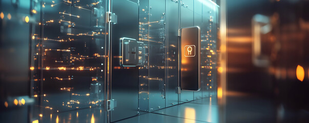two-factor authentication concept with secure mobile and computer connections
