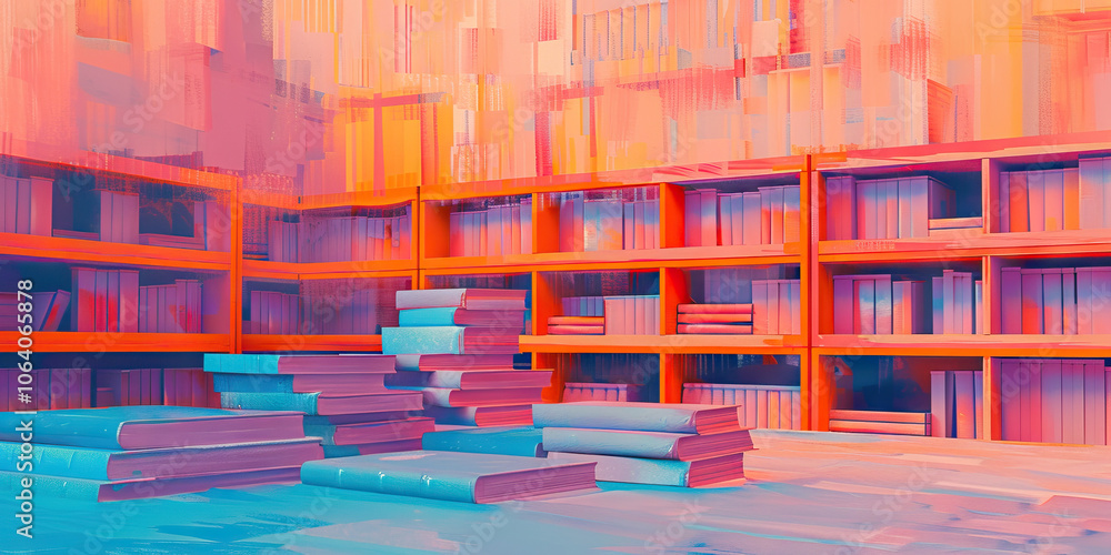 Library of Shattered Minds: A dusty library, filled with banned books ...