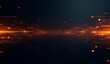 © Galeno - futuristic dark background features glowing orange lines suitable technology design projects
