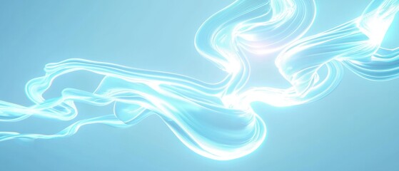 Wall Mural - a blue and white image of a long, curvy line