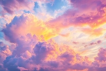 Wall Mural - Stunning sunrise photography capturing colorful cloud formations against a dramatic sky