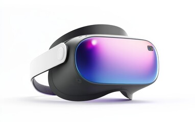 colored VR on a clean white background 