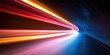 © WD Stock Photos - A motion blur of colourful vehicle lights on a highway or interstate, with a speed technology high energy vibrant futuristic look