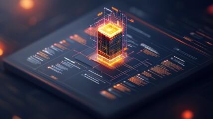 explore a highly detailed mockup photo showcasing an advanced hqscale technology interface for enhan