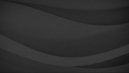 Wall Mural - dark gray gradient with smooth wave-like patterns and a subtle grainy texture, perfect for modern 4k