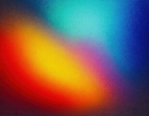 Wall Mural - vibrant grainy colorful gradient color blur effect background wallpaper