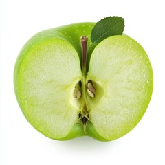 Green apple isolated 