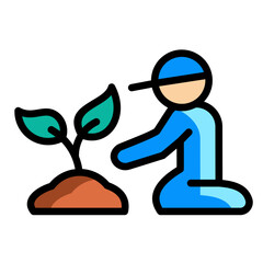 Poster - Planting Icon