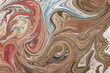 © Jeje - brown acrylic abstract background. abstract dark brown marble effect painting