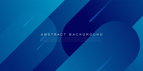 Abstract dynamic dark blue gradient illustration background with 3d look rectangle rounded simple shadow pattern. Futuristic design and luxury. Eps10 vector
