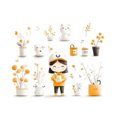 Poster - Lush and verdant green plants growing in a vibrant eco friendly garden landscape with healthy foliage showcasing the beauty and abundance of sustainable horticulture and agricultural practices