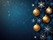 © Illustrations - christmas background with snowflakes,christmas background with snowflakes,christmas background with balls,christmas balls on snow