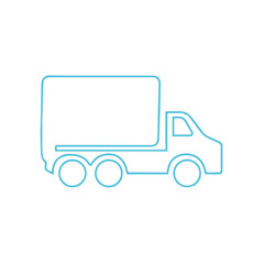 Truck icon symbol vector illustration

