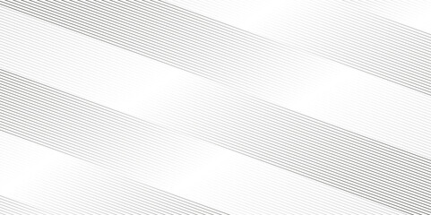 	
White gradient stripe line geometric background. minimal surface curve wave creative line texture. Vector tech geometric thin diagonal striped line pattern gradient minimal transparent background.