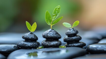 Aufkleber - Cultivate your business mindset embrace mindfulness to foster sustainable growth and resilience