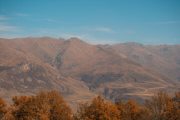 Wall Mural - autumn landscape in the mountains