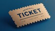 © A Denny Syahputra - This ticket mockup features a bold ticket label suitable for any sports event